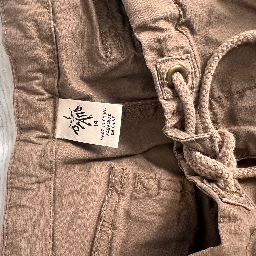 Women’s Prana Brown Cargo Drawstring Shorts - Picture 5 of 5
